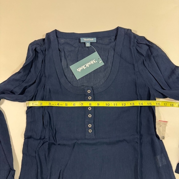 New ModCloth Bells and Giggles Long Sleeve Blouse - Picture 7 of 7